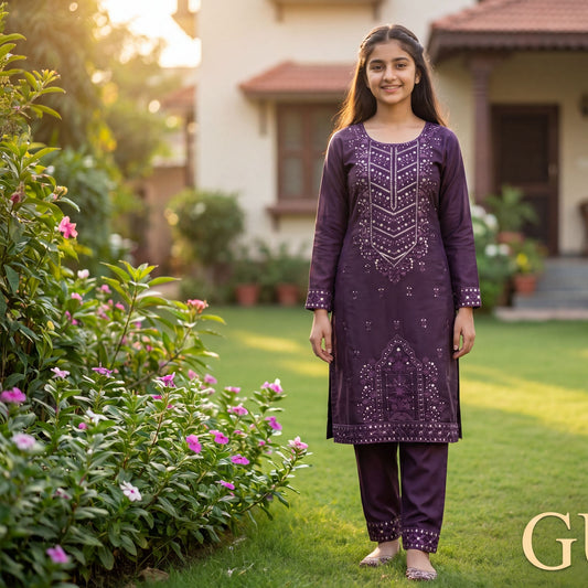 2-Piece Set The Guria Signature Plum