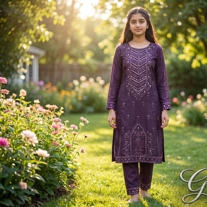 2-Piece Set The Guria Signature Plum