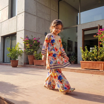 UMAIZA- Kids Luxury Embroidered  (3-Piece)